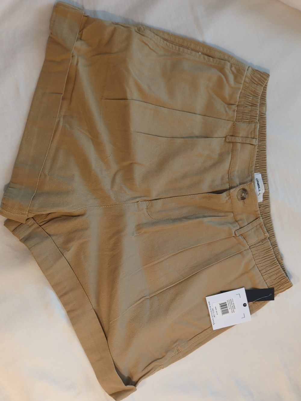 O'Neill Tan High-Waist Pull-On Women's Shorts